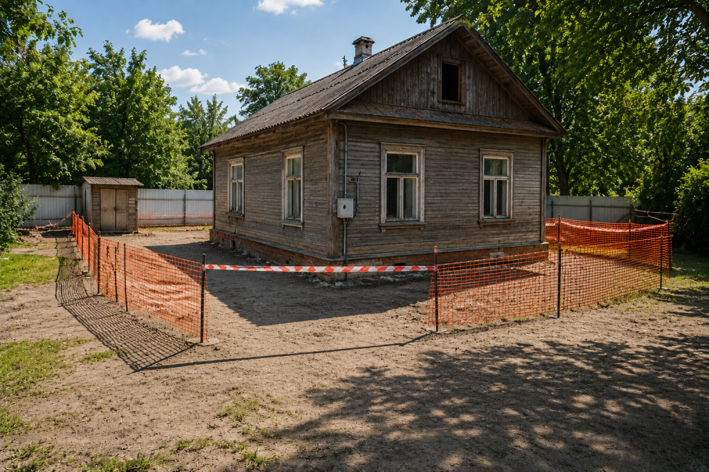 Снос дома в Минске